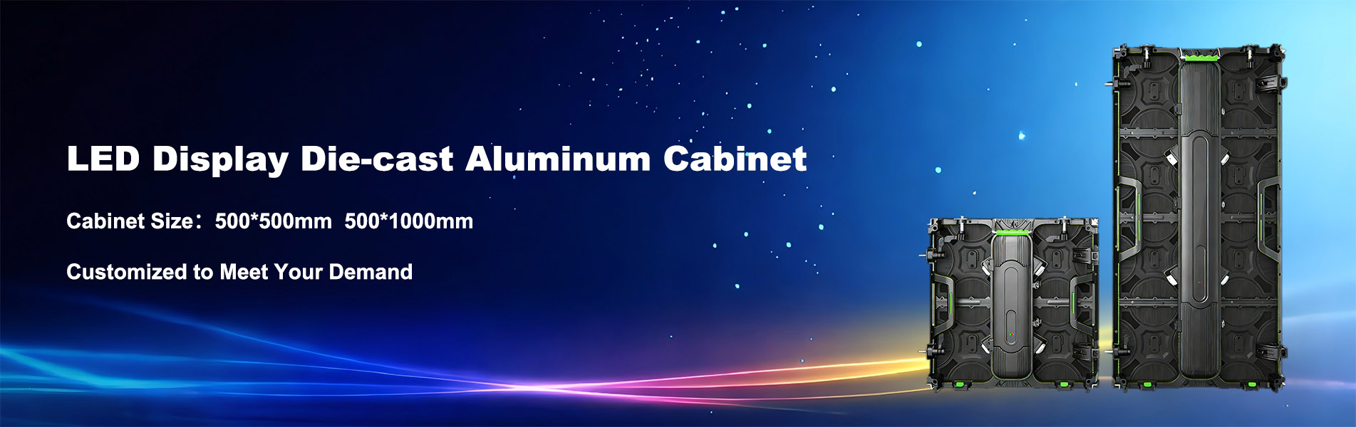 Gabinete de aluminio fundido a presión