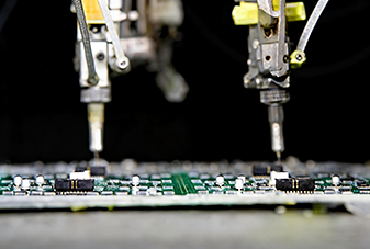 Montaje del lado del componente en PCB